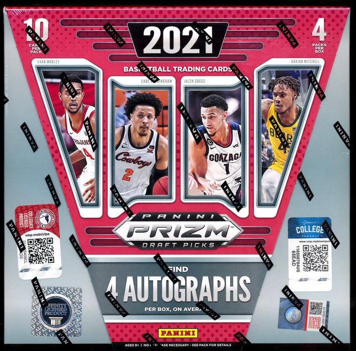 2021-22 Panini Prizm Draft Picks Collegiate Basketball Hobby Box